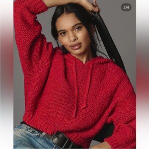 Anthropologie - Pilcro sailcloth hooded sweater